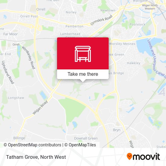 Tatham Grove map