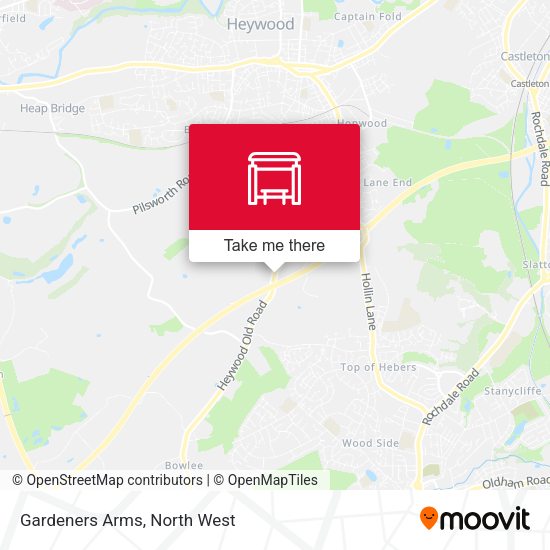 Gardeners Arms map