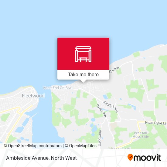Ambleside Avenue map