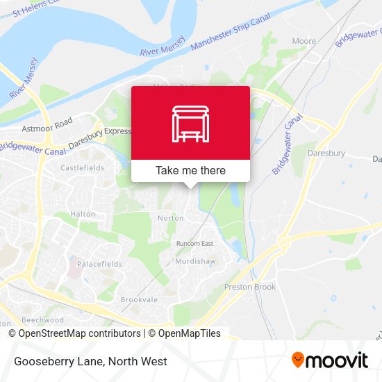 Gooseberry Lane map