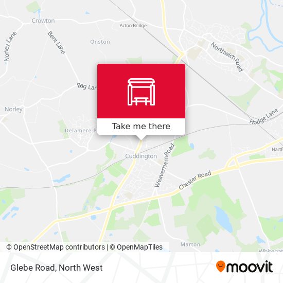 Glebe Road map