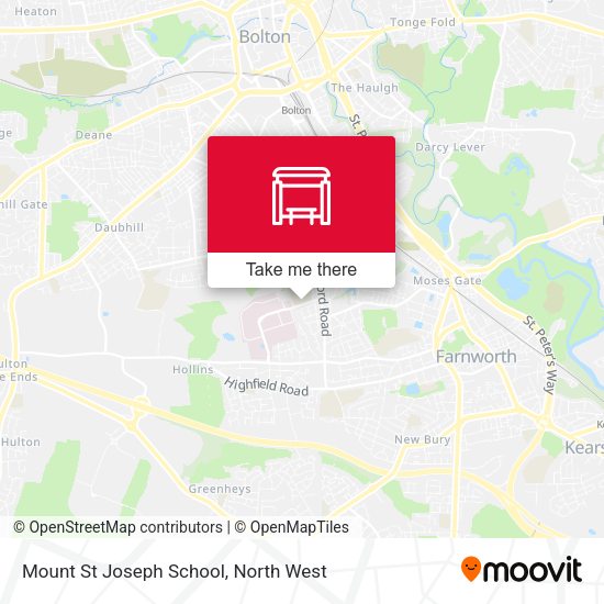 Mount St Joseph School map