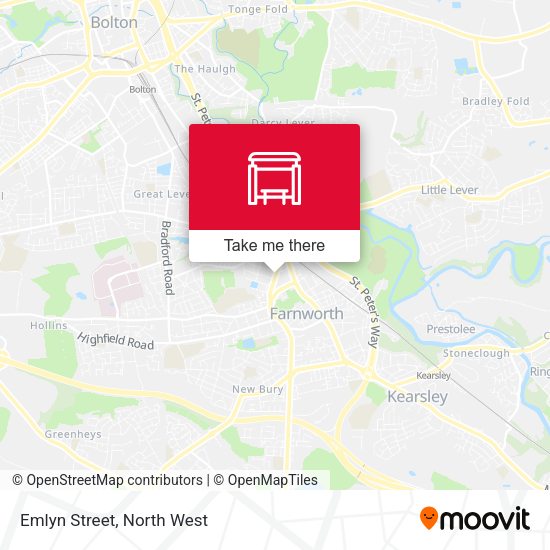 Emlyn Street map