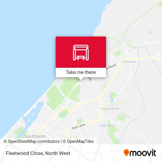 Fleetwood Close map