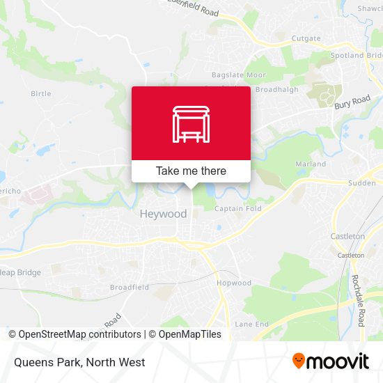 Queens Park map