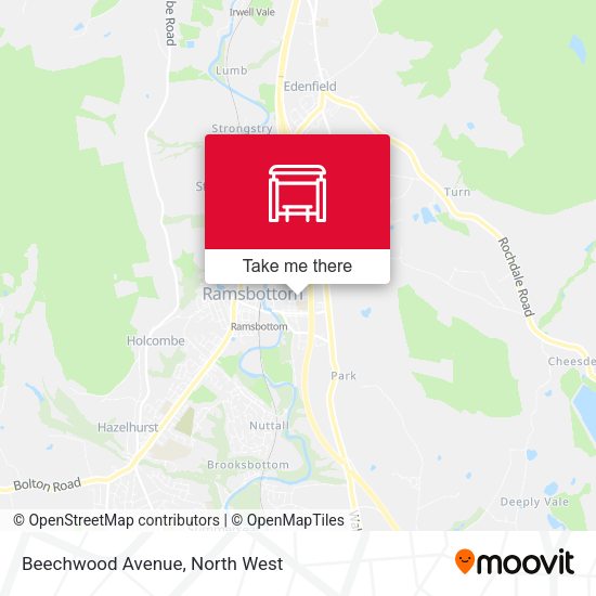 Beechwood Avenue map
