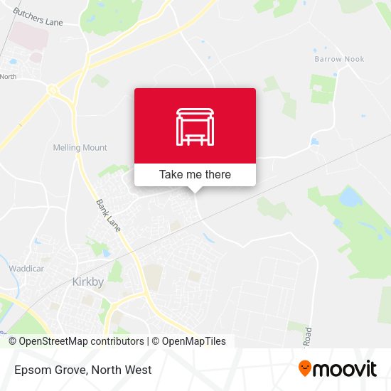 Epsom Grove map