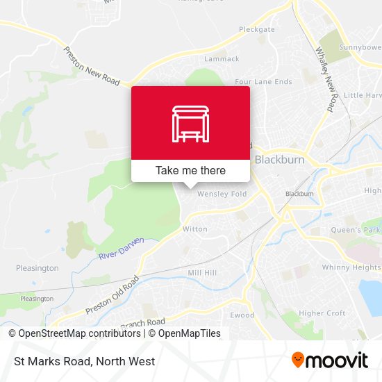 St Marks Road map