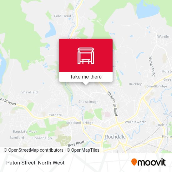 Paton Street map