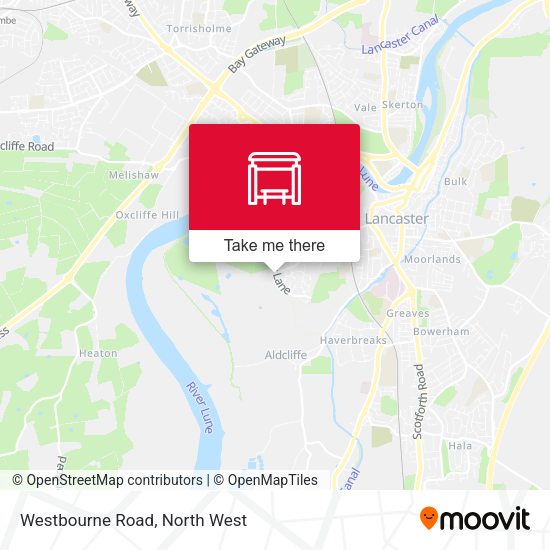 Westbourne Road map