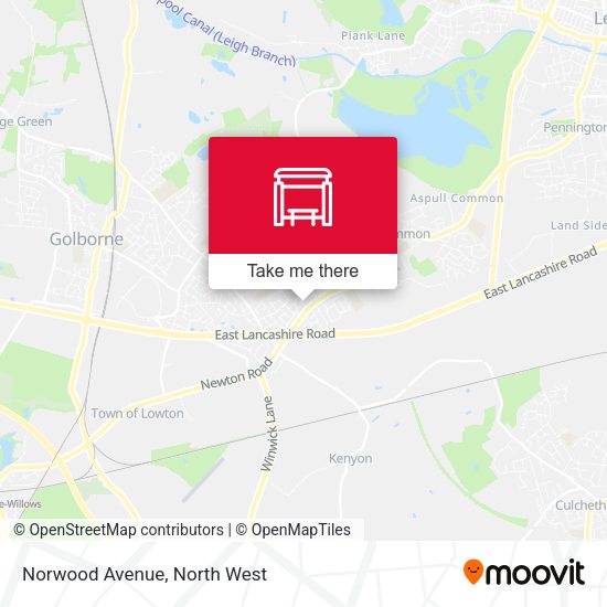 Norwood Avenue map