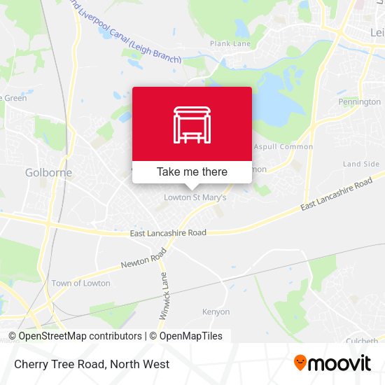 Cherry Tree Road map