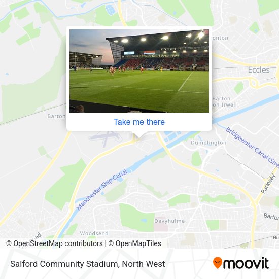 Salford Community Stadium map