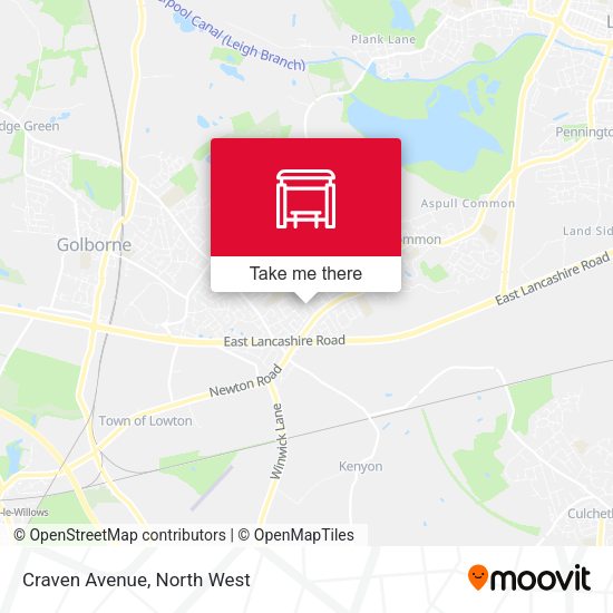 Craven Avenue map