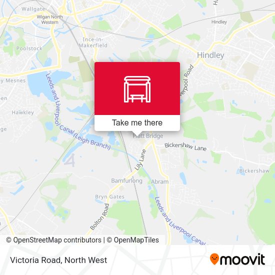 Victoria Road map