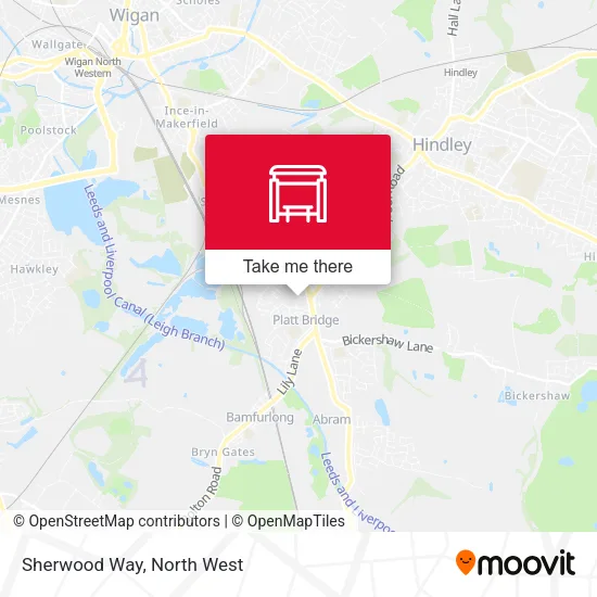 Sherwood Way map