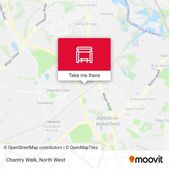 Chantry Walk map