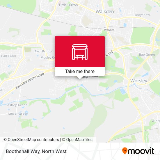 Boothshall Way map