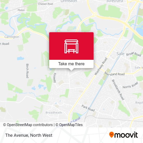 The Avenue map