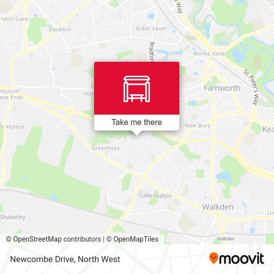 Newcombe Drive map