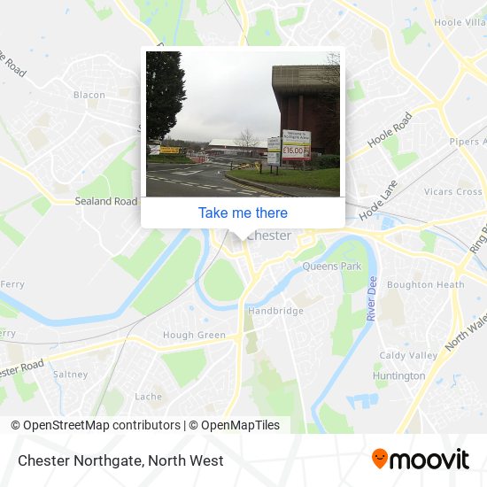 Chester Northgate map