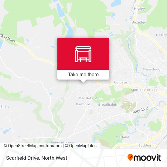 Scarfield Drive map