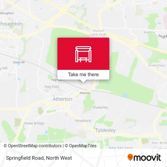 Springfield Road map