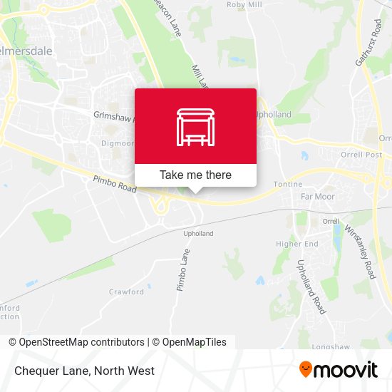 Chequer Lane map