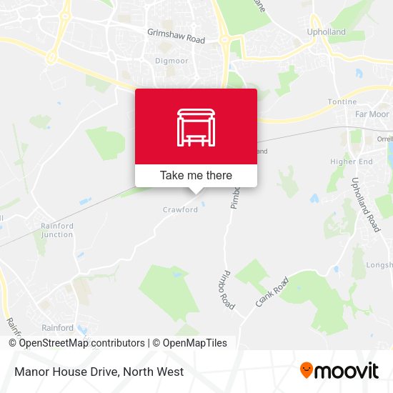 Manor House Drive map