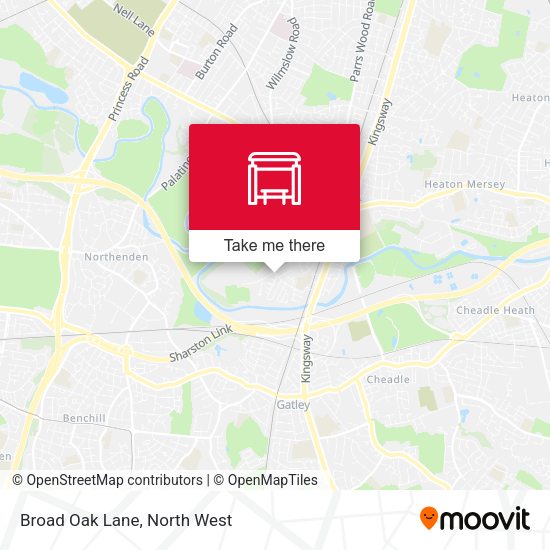 Broad Oak Lane map