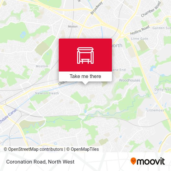 Coronation Road map