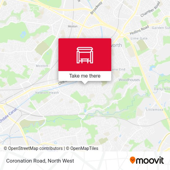Coronation Road map