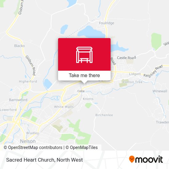 Sacred Heart Church map