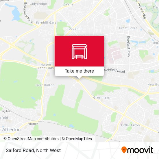 Salford Road map