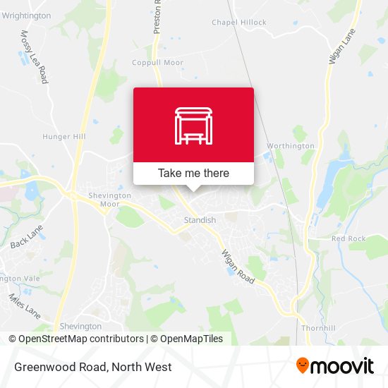 Greenwood Road map