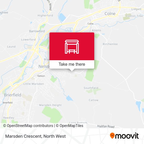 Marsden Crescent map