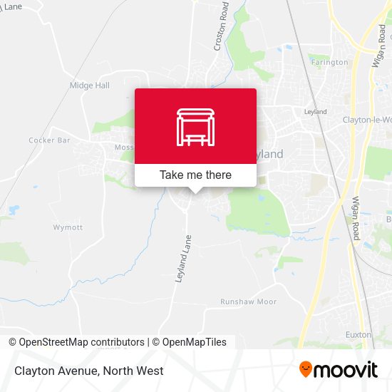 Clayton Avenue map
