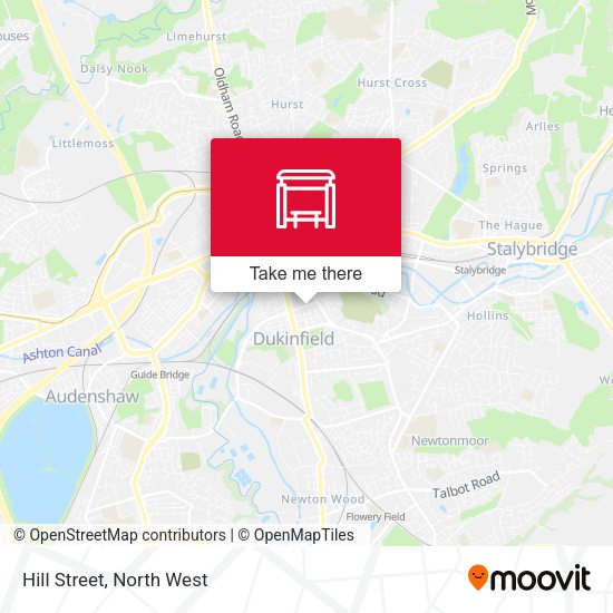 Hill Street map