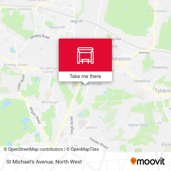 St Michael's Avenue map