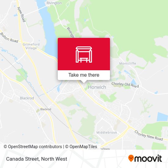 Canada Street map