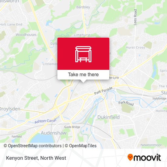 Kenyon Street map