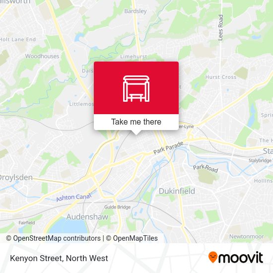 Kenyon Street map