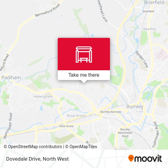 Dovedale Drive map