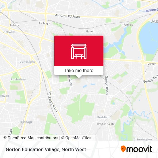 Gorton Education Village map