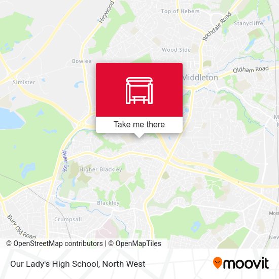Our Lady's High School map