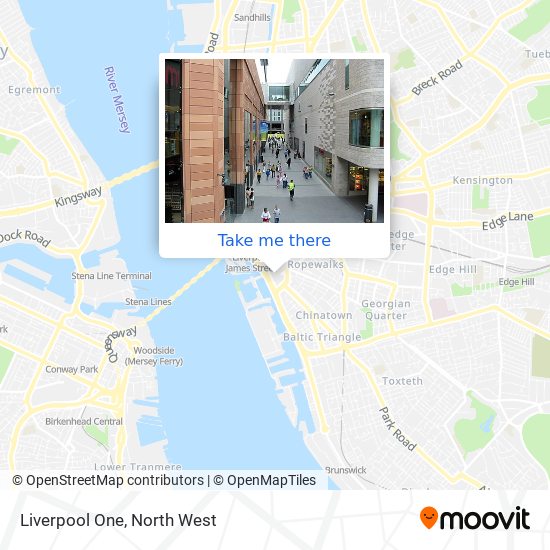 Liverpool One map