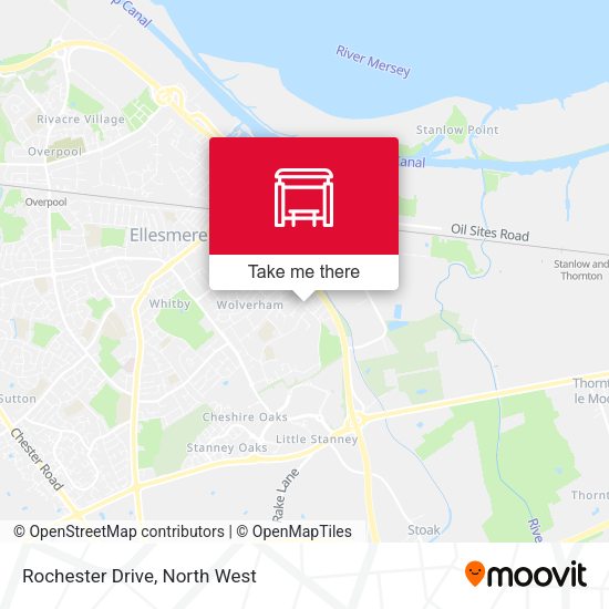 Rochester Drive map