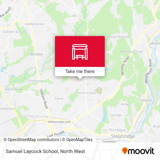 Samuel Laycock School map