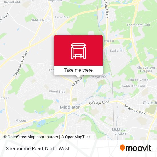 Sherbourne Road map