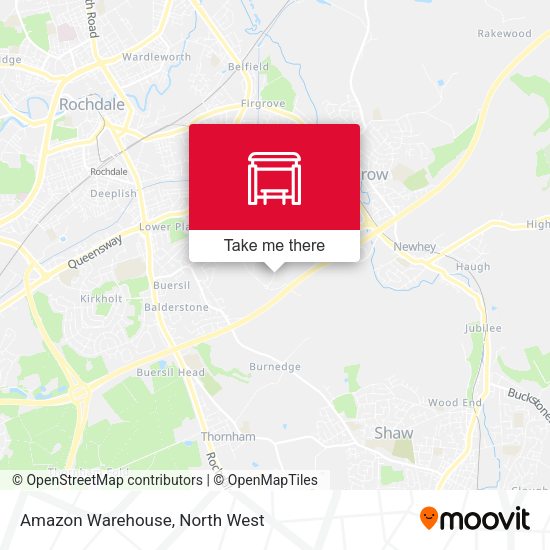 Amazon Warehouse map